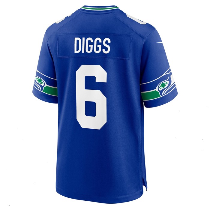 Quandre Diggs Seattle Seahawks Nike Throwback Player Game Jersey - Royal