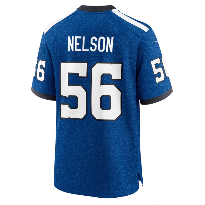 Quenton Nelson Indianapolis Colts Nike Indiana Nights Alternate Game Jersey - Royal