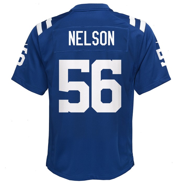 Quenton Nelson Indianapolis Colts Nike Youth Game Jersey - Royal V1