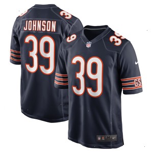 Quindell Johnson Chicago Bears Nike Team Game Jersey - Navy