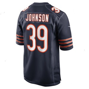 Quindell Johnson Chicago Bears Nike Team Game Jersey - Navy