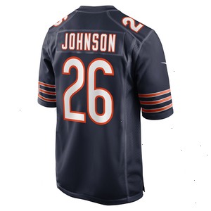 Quindell Johnson Chicago Bears Nike Team Game Jersey - Navy V1