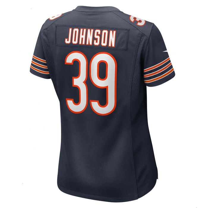 Quindell Johnson Chicago Bears Nike Women's Team Game Jersey - Navy