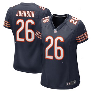 Quindell Johnson Chicago Bears Nike Women's Team Game Jersey - Navy V1