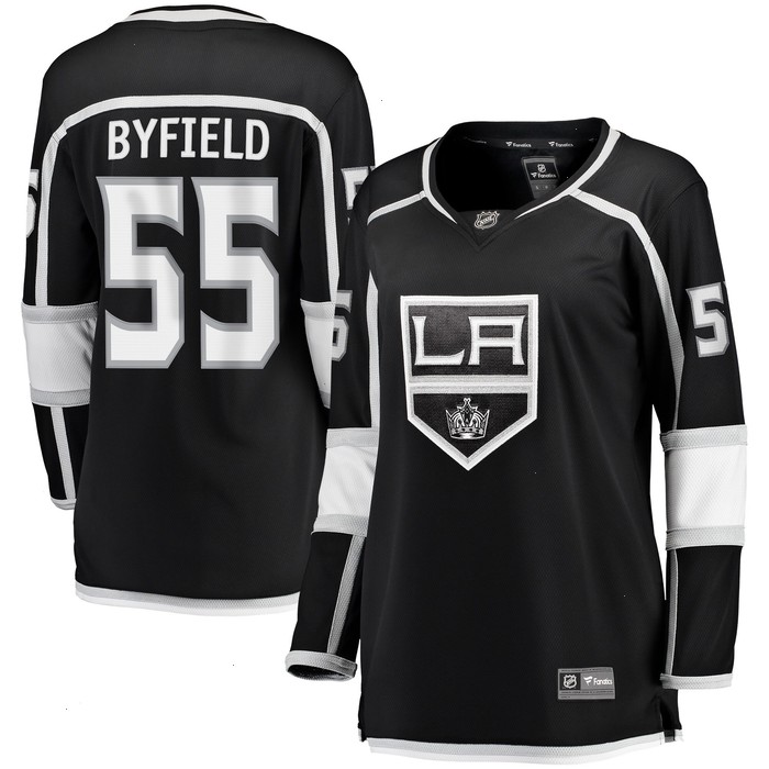 Quinton Byfield Los Angeles Kings Fanatics Branded Women's Home Breakaway Player Jersey - Black