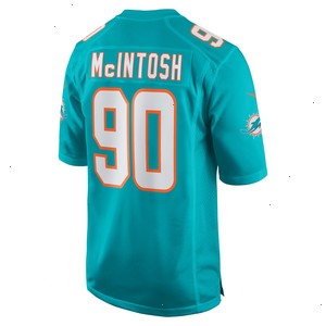 RJ McIntosh Miami Dolphins Nike Home Game Player Jersey - Aqua