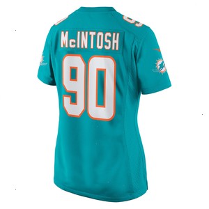 RJ McIntosh Miami Dolphins Nike Women's Home Game Player Jersey - Aqua