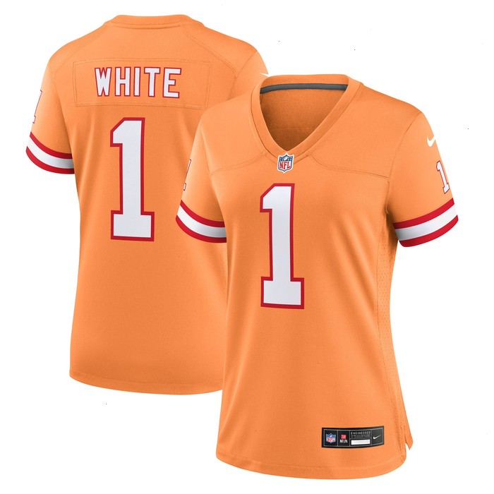 Rachaad White Tampa Bay Buccaneers Nike Women's Throwback Game Jersey - Orange