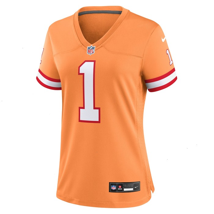 Rachaad White Tampa Bay Buccaneers Nike Women's Throwback Game Jersey - Orange