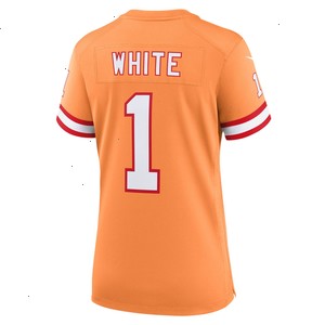 Rachaad White Tampa Bay Buccaneers Nike Women's Throwback Game Jersey - Orange