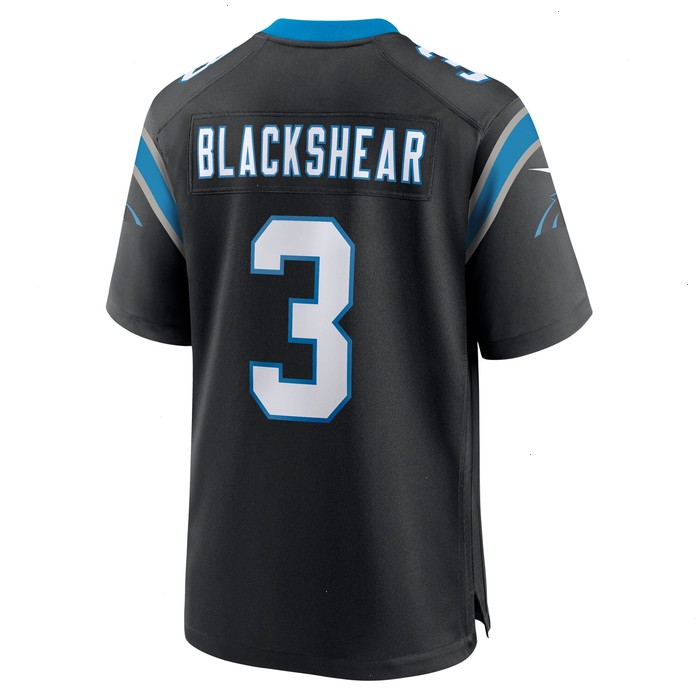 Raheem Blackshear Carolina Panthers Nike Team Game Jersey - Black