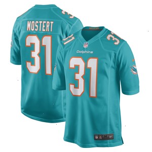 Raheem Mostert Miami Dolphins Nike Game Jersey - Aqua