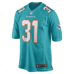 Raheem Mostert Miami Dolphins Nike Game Jersey - Aqua