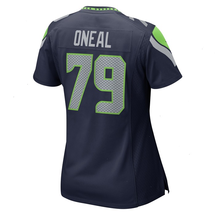 Raiqwon O'Neal Seattle Seahawks Nike Women's Team Game Jersey - College Navy