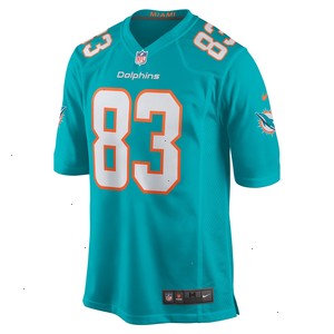 Raleigh Webb Miami Dolphins Nike Team Game Jersey - Aqua