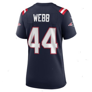 Raleigh Webb New England Patriots Nike Women's Home Game Player Jersey - Navy