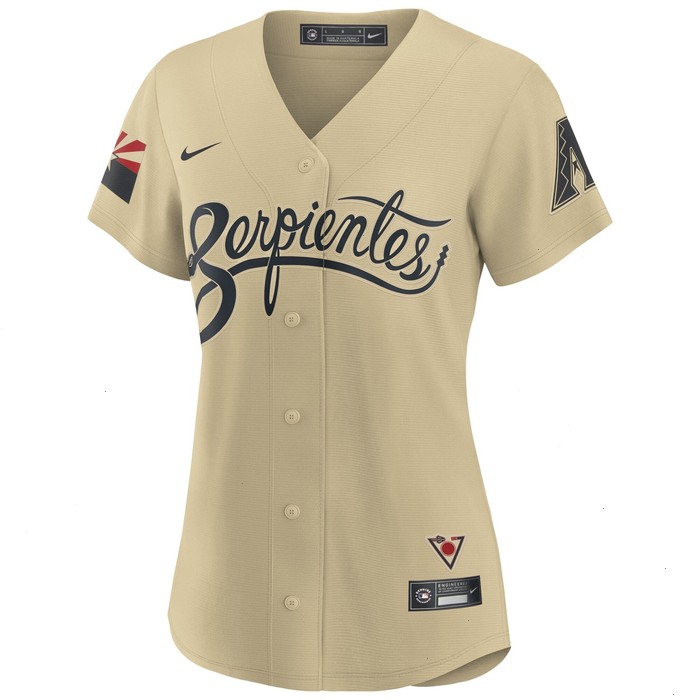 Randy Johnson Arizona Diamondbacks Nike Women's City Connect Replica Player Jersey - Sand