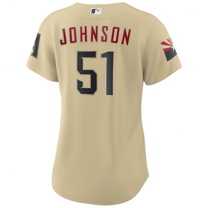 Randy Johnson Arizona Diamondbacks Nike Women's City Connect Replica Player Jersey - Sand