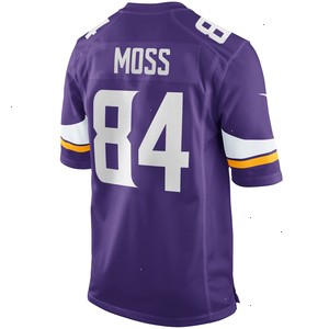 Randy Moss Minnesota Vikings Nike Game Retired Player Jersey - Purple