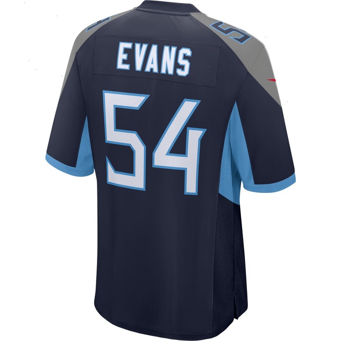 Rashaan Evans Tennessee Titans Nike Game Jersey - Navy