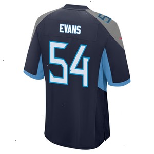 Rashaan Evans Tennessee Titans Nike Game Player Jersey - Navy