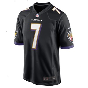 Rashod Bateman Baltimore Ravens Nike Game Player Jersey - Black