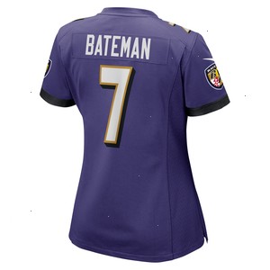 Rashod Bateman Baltimore Ravens Nike Women's Game Jersey - Purple