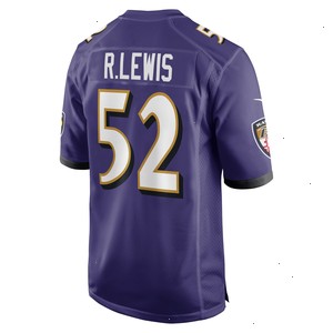 Ray Lewis Baltimore Ravens Nike Retired Player Game Jersey - Purple