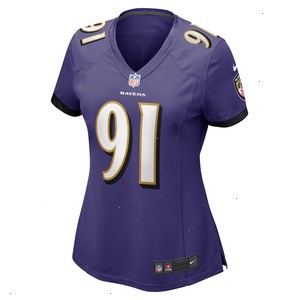 Rayshad Nichols Baltimore Ravens Nike Women's Game Player Jersey - Purple