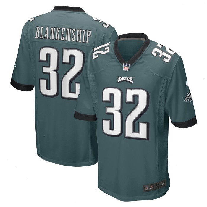 Reed Blankenship Philadelphia Eagles Nike Game Player Jersey - Midnight Green