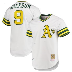 Reggie Jackson Oakland Athletics Mitchell & Ness 1972 Cooperstown Collection Authentic Jersey - White