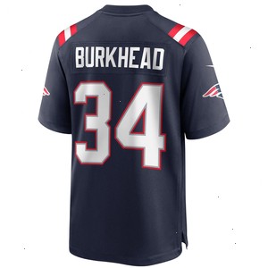 Rex Burkhead New England Patriots Nike Game Jersey - Navy