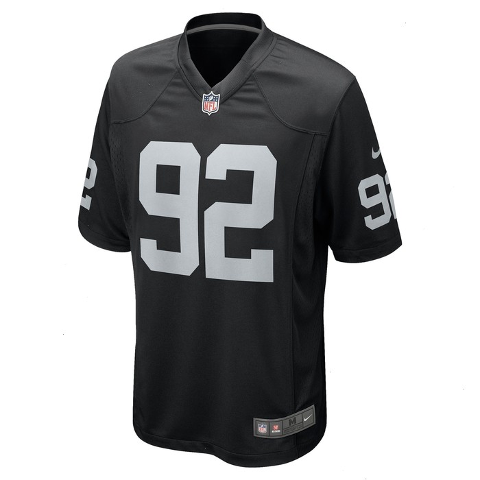 Richard Seymour Las Vegas Raiders Nike Retired Player Game Jersey - Black