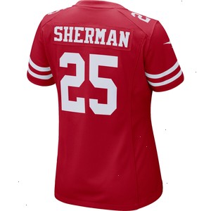 Richard Sherman San Francisco 49ers Nike Women's Game Player Jersey - Scarlet