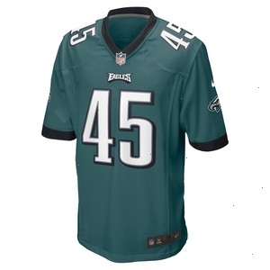 Rick Lovato Philadelphia Eagles Nike Game Jersey - Midnight Green