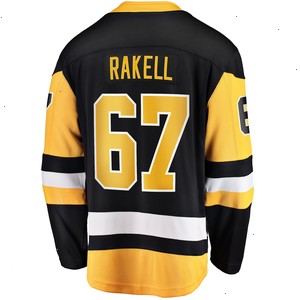 Rickard Rakell Pittsburgh Penguins Fanatics Branded Home Breakaway Player Jersey - Black