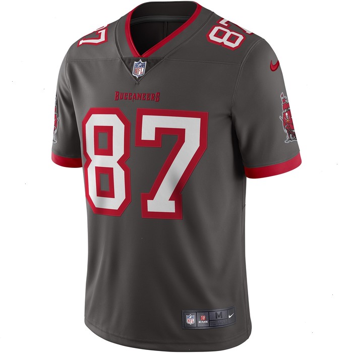 Rob Gronkowski Tampa Bay Buccaneers Nike Alternate Vapor Limited Jersey - Pewter