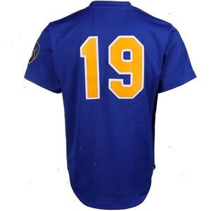 Robin Yount Milwaukee Brewers Mitchell & Ness Cooperstown Mesh Batting Practice Jersey - Royal