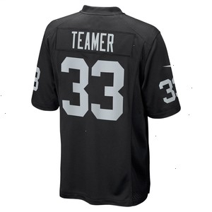 Roderic Teamer Las Vegas Raiders Nike Game Jersey - Black