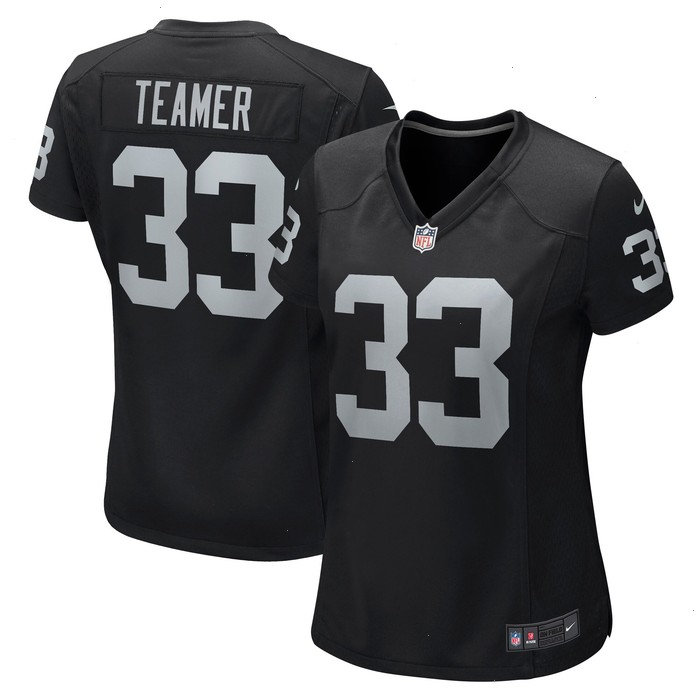 Roderic Teamer Las Vegas Raiders Nike Women's Game Jersey - Black