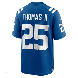 Rodney Thomas II Indianapolis Colts Nike Game Player Jersey - Royal