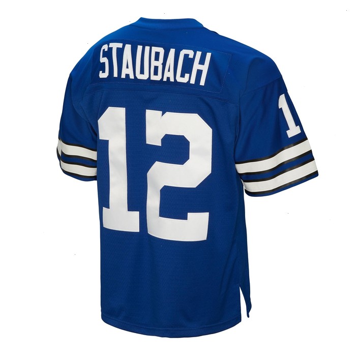 Roger Staubach Dallas Cowboys Mitchell & Ness Big & Tall 1971 Legacy Retired Player Jersey - Navy