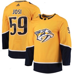 Roman Josi Nashville Predators adidas Home Primegreen Authentic Pro Player Jersey - Gold