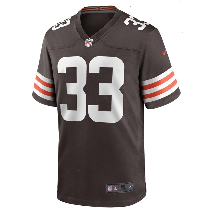 Ronnie Hickman Cleveland Browns Nike Team Game Jersey - Brown