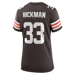 Ronnie Hickman Cleveland Browns Nike Women's Team Game Jersey - Brown