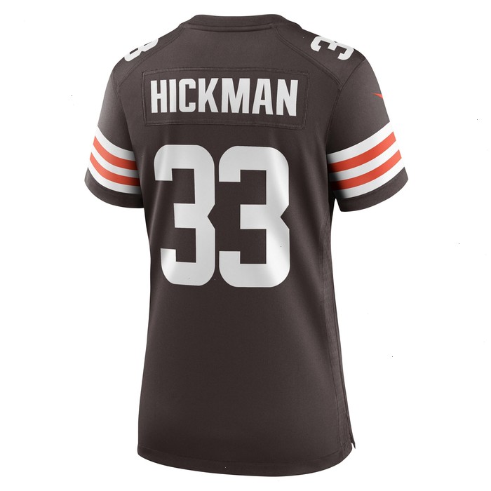 Ronnie Hickman Cleveland Browns Nike Women's Team Game Jersey - Brown