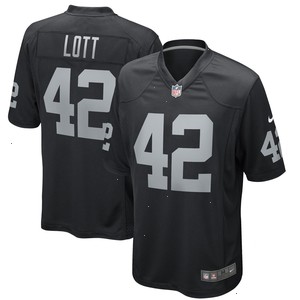 Ronnie Lott Las Vegas Raiders Nike Game Retired Player Jersey - Black