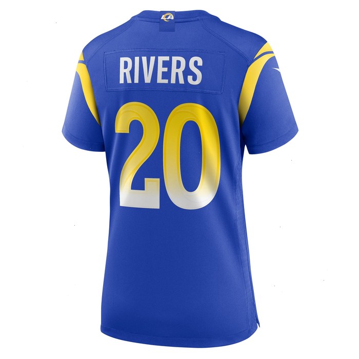 Ronnie Rivers Los Angeles Rams Nike Women's Team Game Jersey - Royal