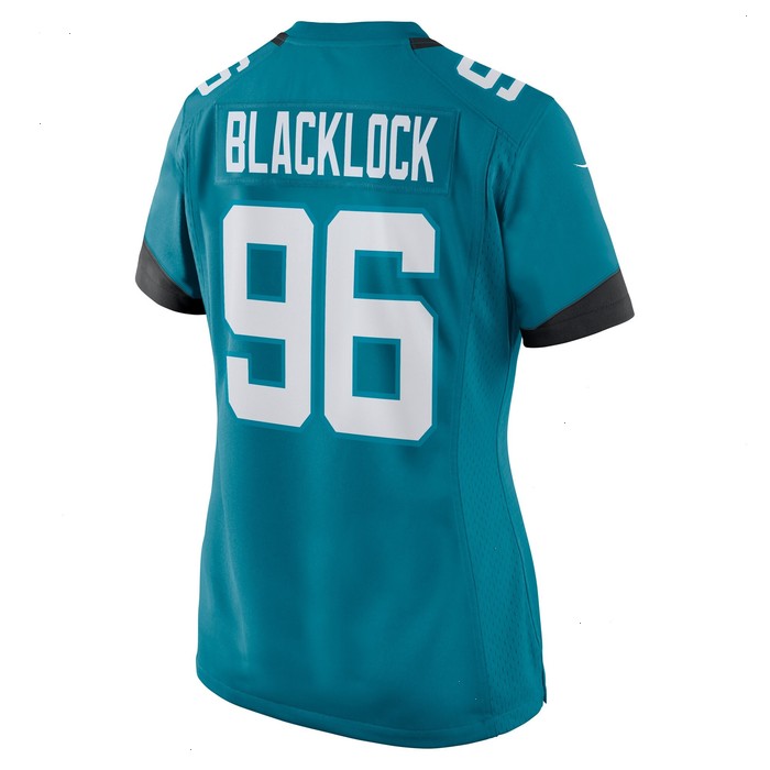 Ross Blacklock Jacksonville Jaguars Nike Women's Team Game Jersey - Teal