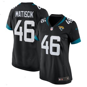 Ross Matiscik Jacksonville Jaguars Nike Women's Game Jersey - Black